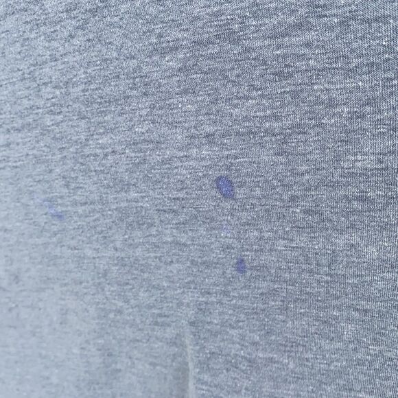 Terra & Sky Sz 2X Gray Ruffled Sleeve Tee - Picture 7 of 8